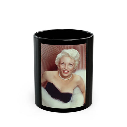 Sheree North #35 (Vintage Female Icon) Black Coffee Mug-11oz-Go Mug Yourself
