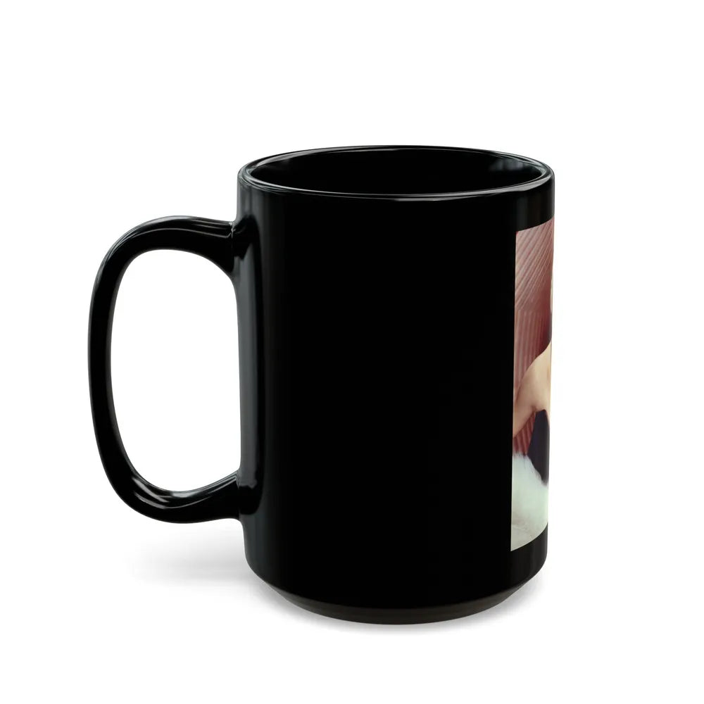 Sheree North #35 (Vintage Female Icon) Black Coffee Mug-Go Mug Yourself