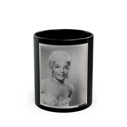 Sheree North #350 - 8x10 Vintage B&W Upper Body Photo (Vintage Female Icon) Black Coffee Mug-11oz-Go Mug Yourself