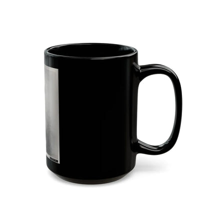 Sheree North #350 - 8x10 Vintage B&W Upper Body Photo (Vintage Female Icon) Black Coffee Mug-Go Mug Yourself