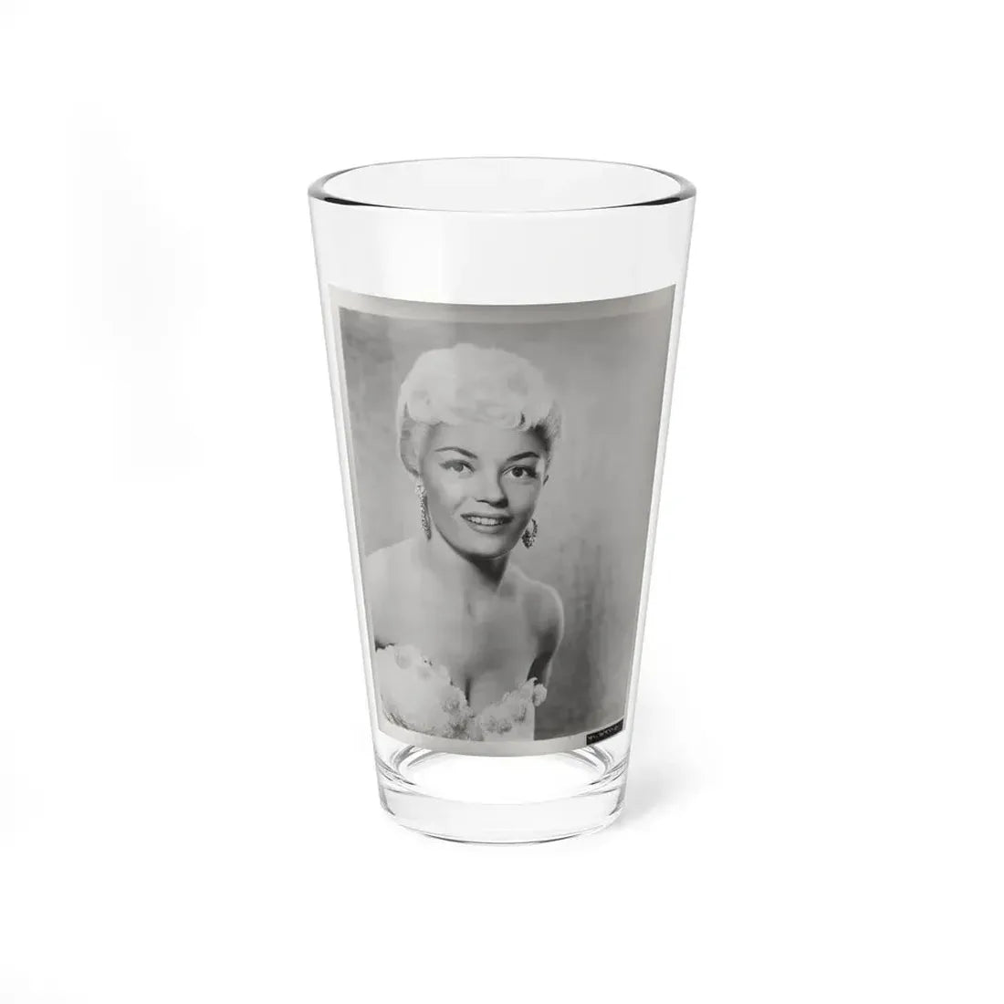 Sheree North #350 - 8x10 Vintage B&W Upper Body Photo (Vintage Female Icon) Pint Glass 16oz 16oz - Go Mug Yourself