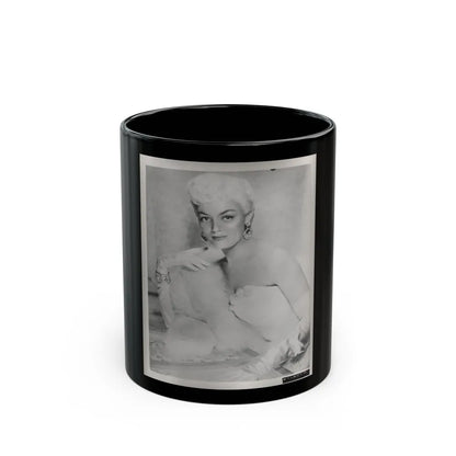 Sheree North #351 - 8x10 Vintage B&W Upper Body Photo (Vintage Female Icon) Black Coffee Mug-11oz-Go Mug Yourself