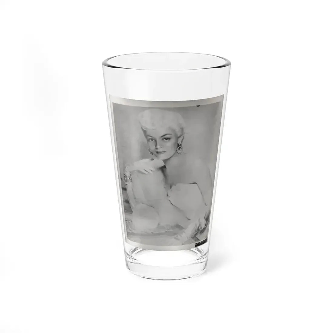 Sheree North #351 - 8x10 Vintage B&W Upper Body Photo (Vintage Female Icon) Pint Glass 16oz 16oz - Go Mug Yourself
