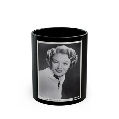 Sheree North #354 - 8x10 Vintage B&W Upper Body Photo (Vintage Female Icon) Black Coffee Mug-11oz-Go Mug Yourself