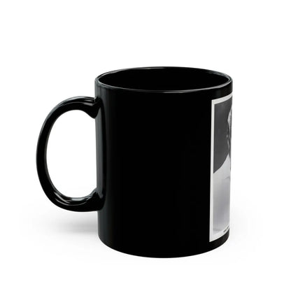 Sheree North #354 - 8x10 Vintage B&W Upper Body Photo (Vintage Female Icon) Black Coffee Mug-Go Mug Yourself