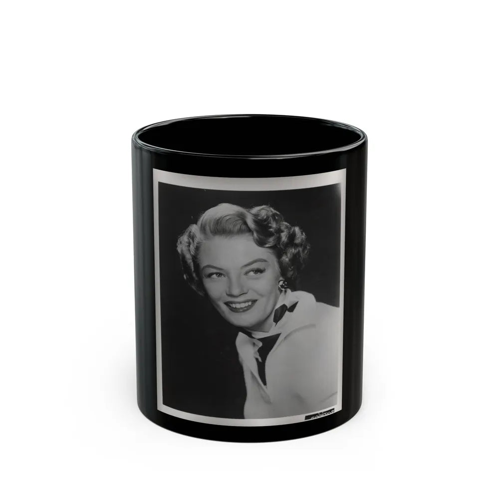 Sheree North #356 - 8x10 Vintage B&W Upper Body Photo (Vintage Female Icon) Black Coffee Mug-11oz-Go Mug Yourself