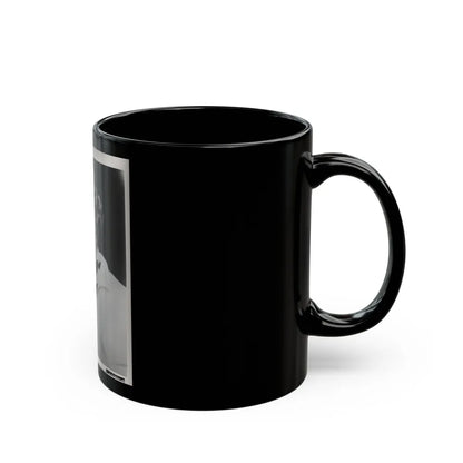 Sheree North #356 - 8x10 Vintage B&W Upper Body Photo (Vintage Female Icon) Black Coffee Mug-Go Mug Yourself