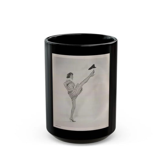 Sheree North #359 - 8x10 Vintage B&W Upper Body Photo (Vintage Female Icon) Black Coffee Mug-15oz-Go Mug Yourself