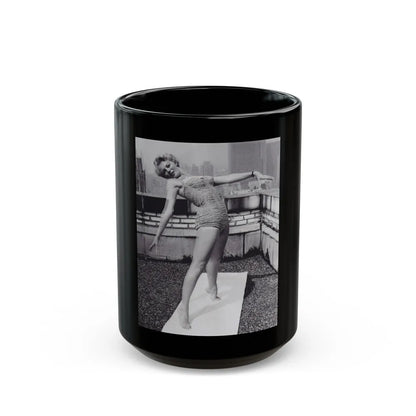 Sheree North #367 (Vintage Female Icon) Black Coffee Mug-15oz-Go Mug Yourself