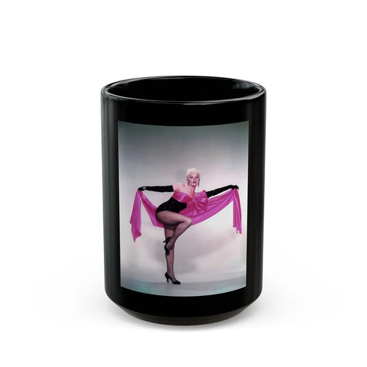 Sheree North #37 (Vintage Female Icon) Black Coffee Mug-15oz-Go Mug Yourself