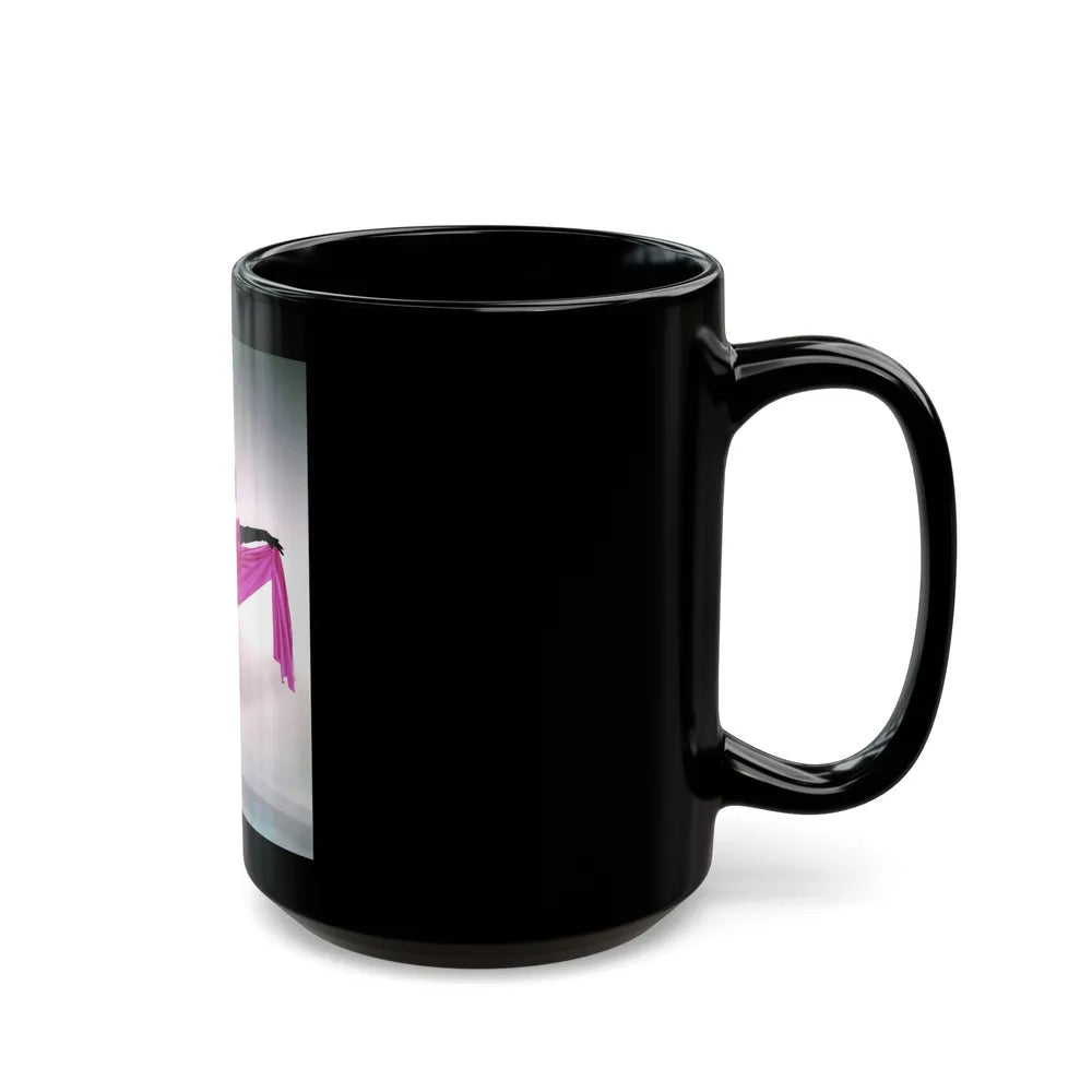 Sheree North #37 (Vintage Female Icon) Black Coffee Mug-Go Mug Yourself