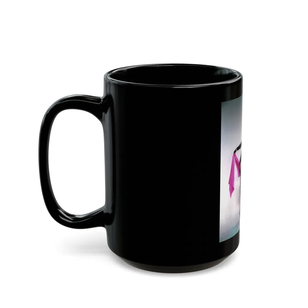 Sheree North #37 (Vintage Female Icon) Black Coffee Mug-Go Mug Yourself