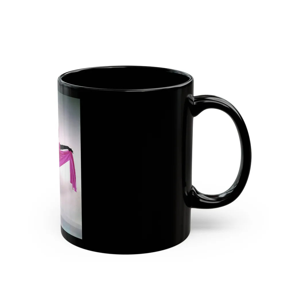 Sheree North #37 (Vintage Female Icon) Black Coffee Mug-Go Mug Yourself