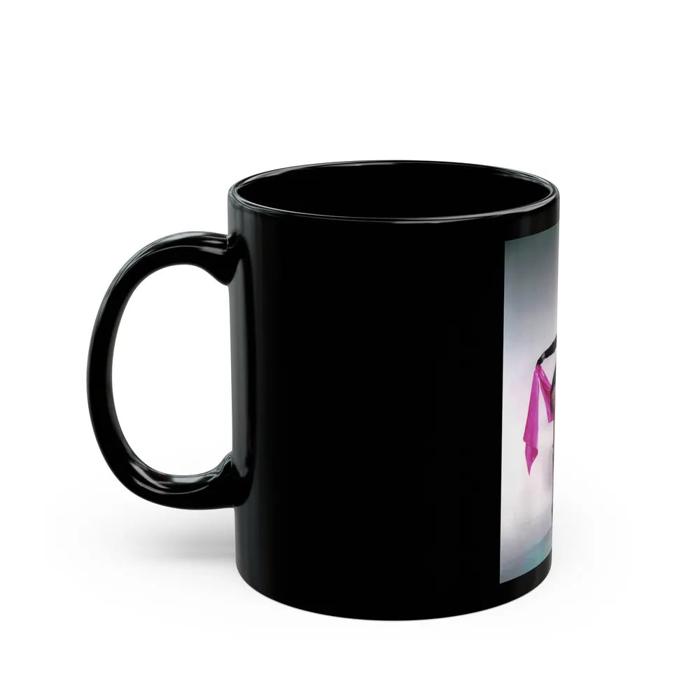 Sheree North #37 (Vintage Female Icon) Black Coffee Mug-Go Mug Yourself