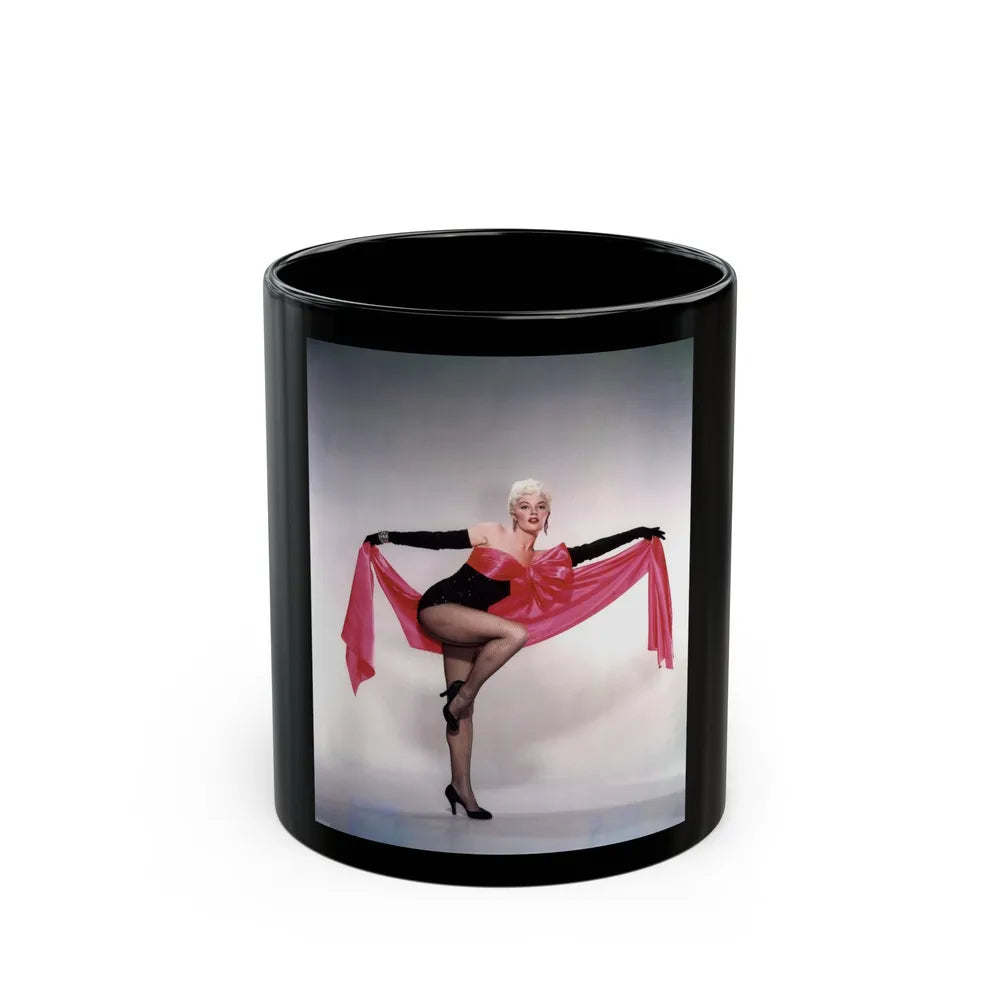 Sheree North #371 (Vintage Female Icon) Black Coffee Mug-11oz-Go Mug Yourself