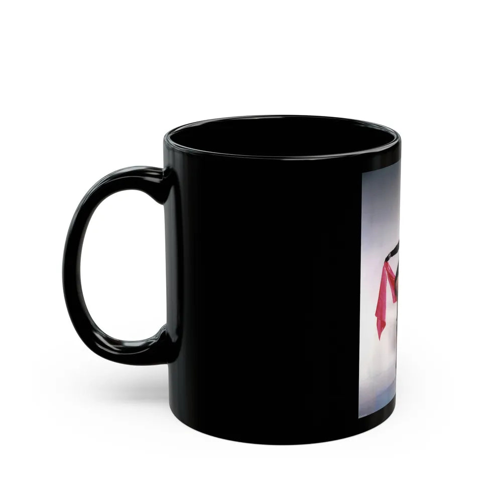 Sheree North #371 (Vintage Female Icon) Black Coffee Mug-Go Mug Yourself