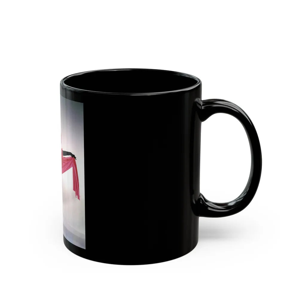 Sheree North #371 (Vintage Female Icon) Black Coffee Mug-Go Mug Yourself