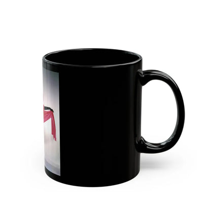 Sheree North #371 (Vintage Female Icon) Black Coffee Mug-Go Mug Yourself