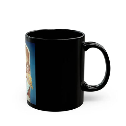 Sheree North #40 (Vintage Female Icon) Black Coffee Mug-Go Mug Yourself