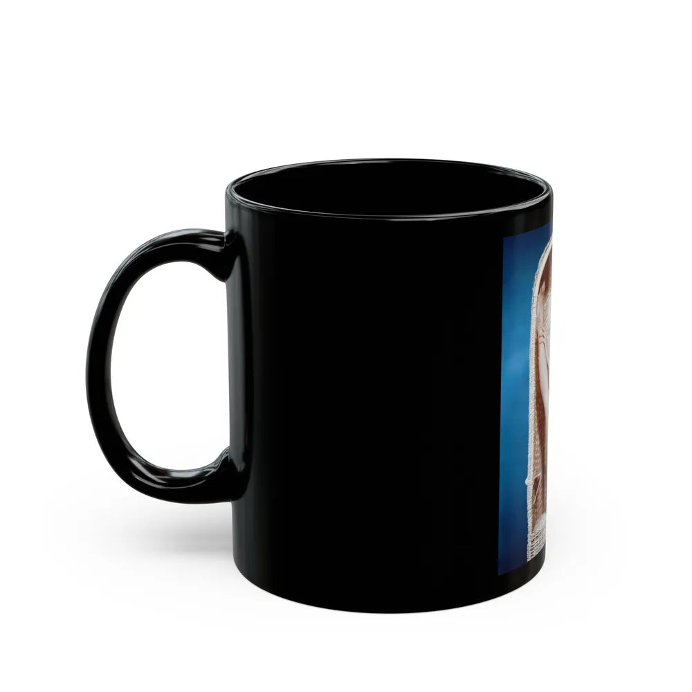 Sheree North #401 (Vintage Female Icon) Black Coffee Mug-Go Mug Yourself