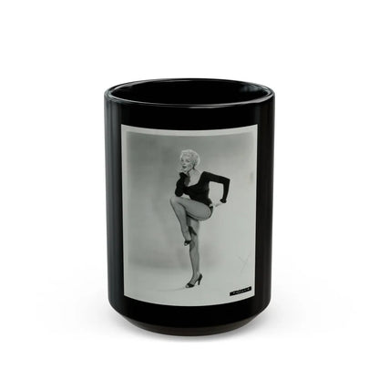 Sheree North #47 (Vintage Female Icon) Black Coffee Mug-15oz-Go Mug Yourself