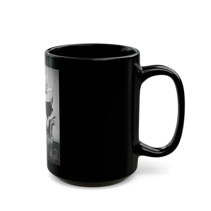 Sheree North #48 (Vintage Female Icon) Black Coffee Mug-Go Mug Yourself
