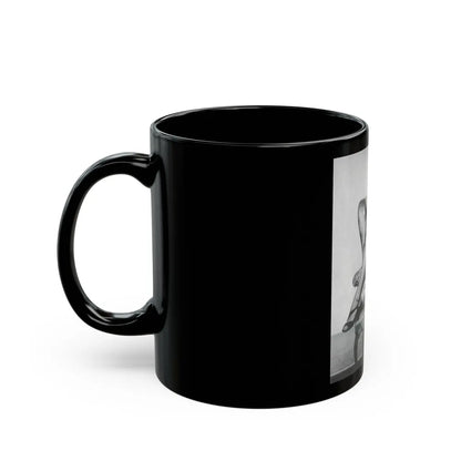 Sheree North #48 (Vintage Female Icon) Black Coffee Mug-Go Mug Yourself