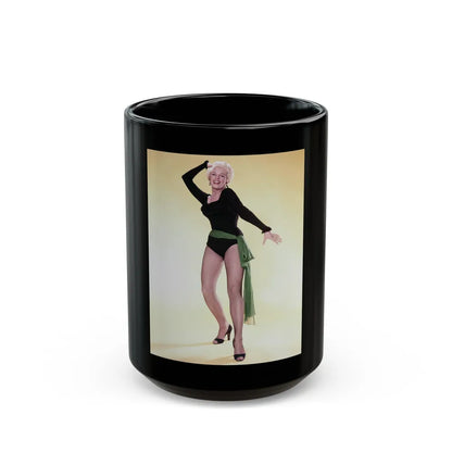 Sheree North #64 (Vintage Female Icon) Black Coffee Mug-15oz-Go Mug Yourself