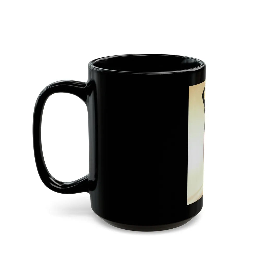 Sheree North #64 (Vintage Female Icon) Black Coffee Mug-Go Mug Yourself