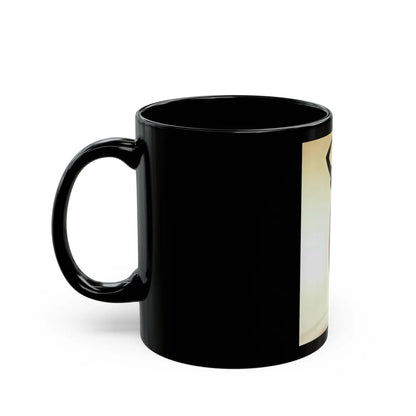 Sheree North #64 (Vintage Female Icon) Black Coffee Mug-Go Mug Yourself