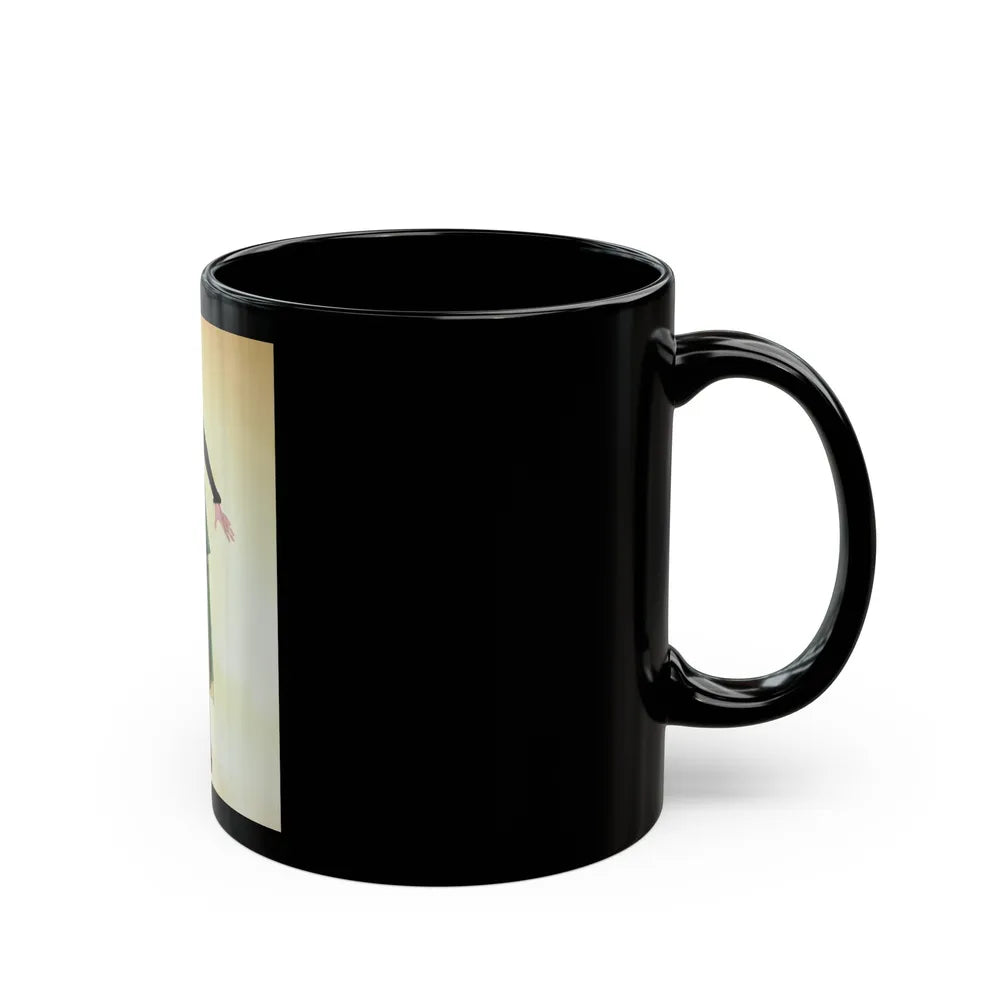 Sheree North #64 (Vintage Female Icon) Black Coffee Mug-Go Mug Yourself