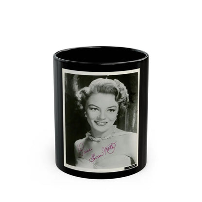 Sheree North #73 (Vintage Female Icon) Black Coffee Mug-11oz-Go Mug Yourself