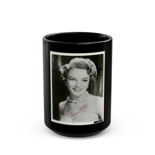 Sheree North #73 (Vintage Female Icon) Black Coffee Mug-15oz-Go Mug Yourself