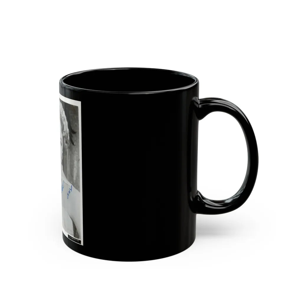 Sheree North #731 (Vintage Female Icon) Black Coffee Mug-Go Mug Yourself