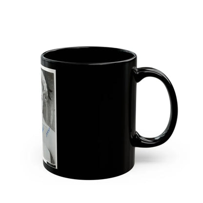 Sheree North #731 (Vintage Female Icon) Black Coffee Mug-Go Mug Yourself
