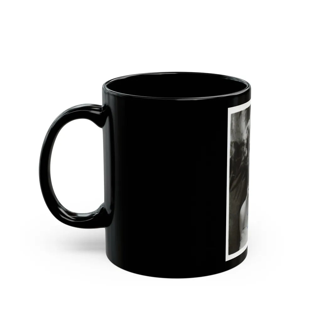 Sheree North #731 (Vintage Female Icon) Black Coffee Mug-Go Mug Yourself