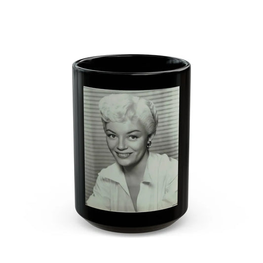 Sheree North #80 (Vintage Female Icon) Black Coffee Mug-15oz-Go Mug Yourself