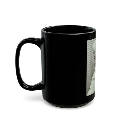 Sheree North #80 (Vintage Female Icon) Black Coffee Mug-Go Mug Yourself