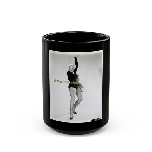 Sheree North #84 (Vintage Female Icon) Black Coffee Mug-15oz-Go Mug Yourself