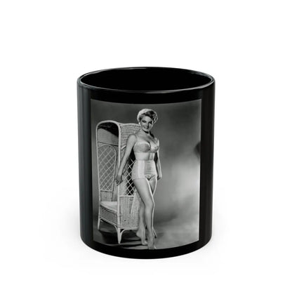 Sheree North #93 (Vintage Female Icon) Black Coffee Mug-11oz-Go Mug Yourself