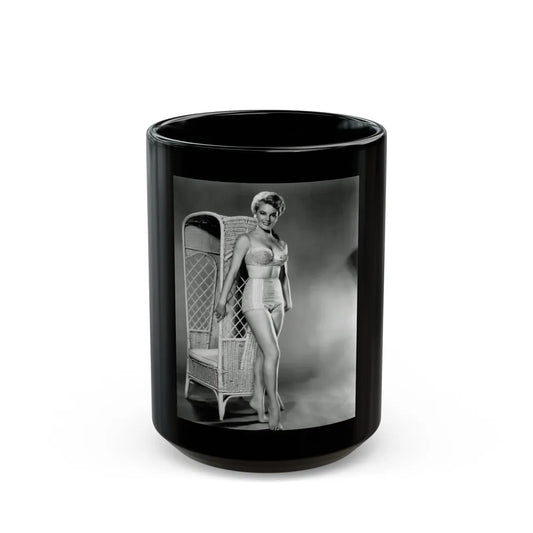 Sheree North #93 (Vintage Female Icon) Black Coffee Mug-15oz-Go Mug Yourself