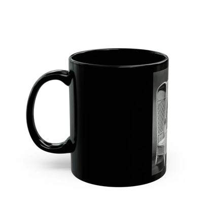 Sheree North #93 (Vintage Female Icon) Black Coffee Mug-Go Mug Yourself