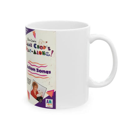 SHERI LEWIS LAMB CHOPS PLAY ALONG ACTION SONGS (VHS COVER) - White Coffee Mug - Go Mug Yourself