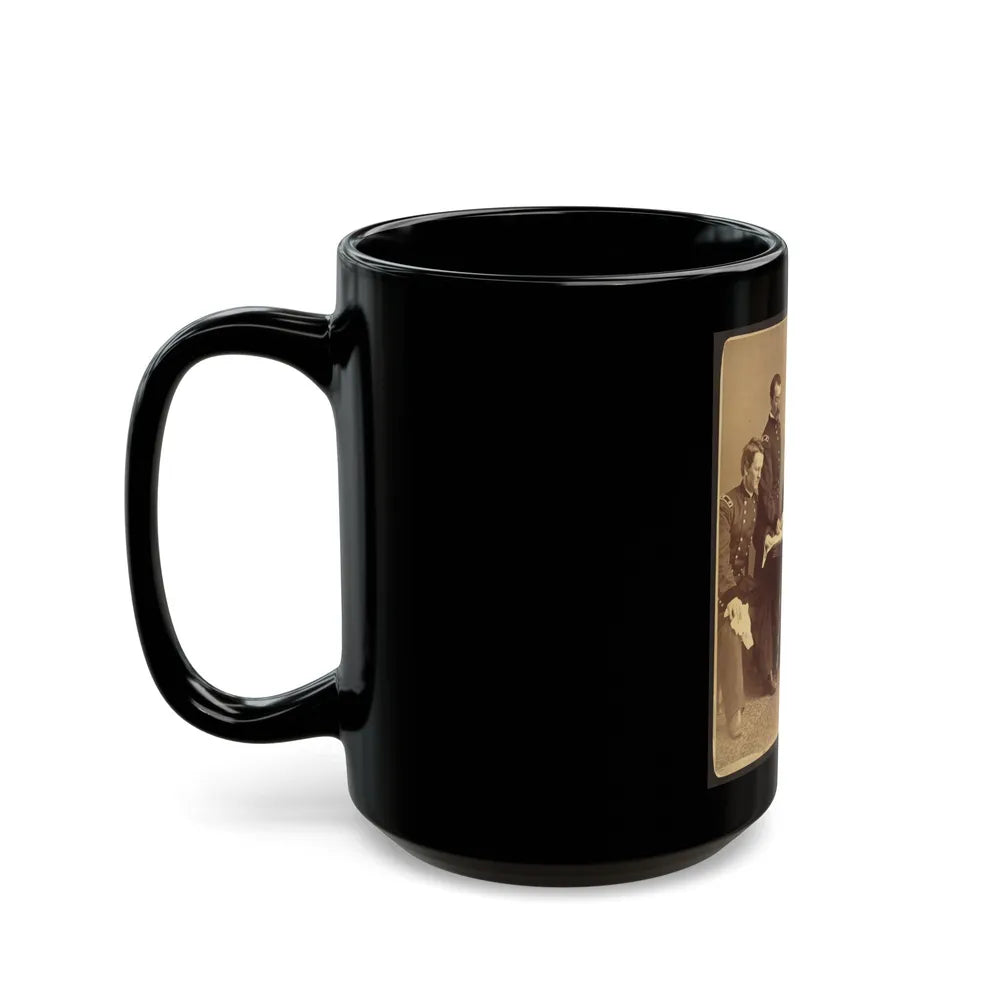 Sheridan And His Generals (U.S. Civil War) Black Coffee Mug-Go Mug Yourself