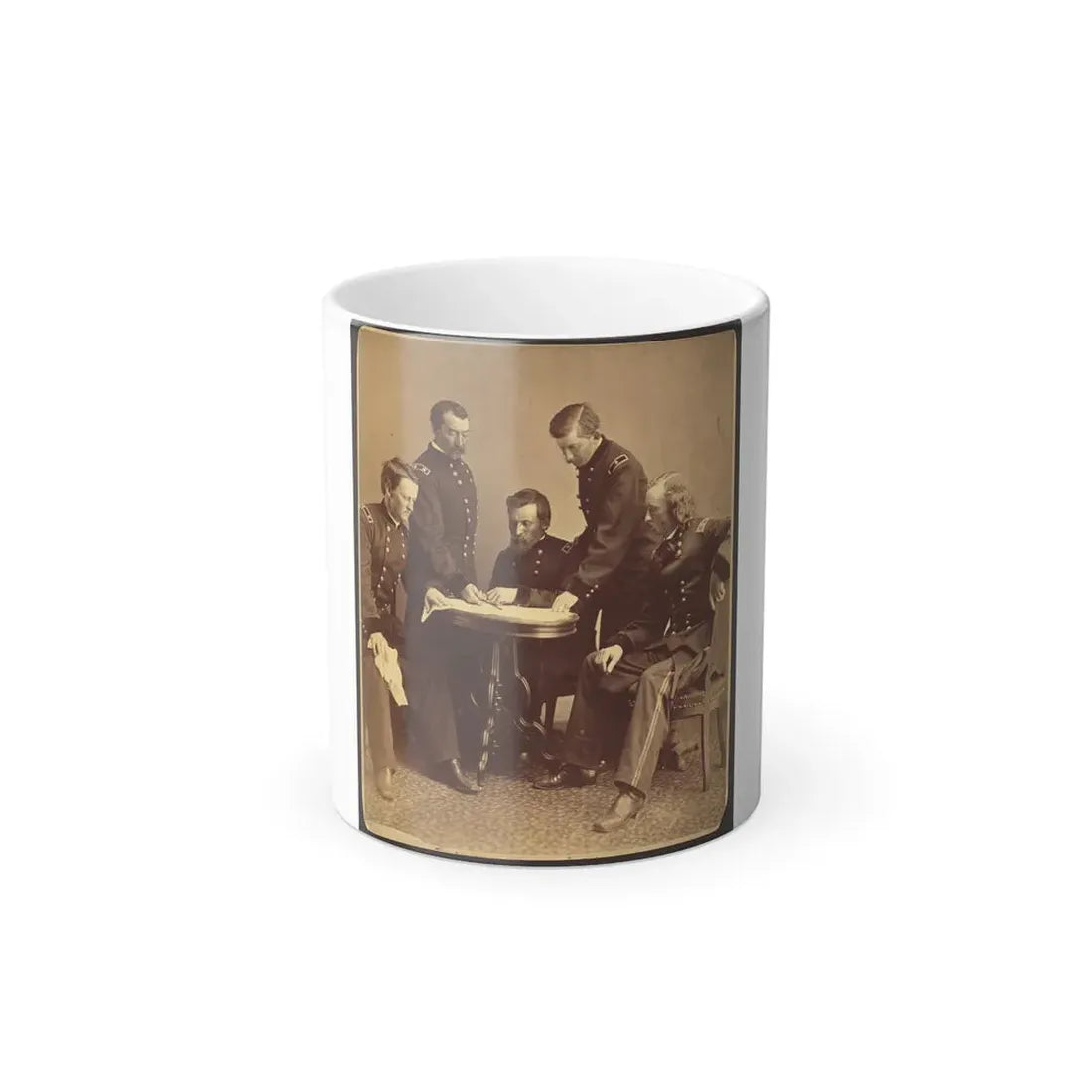 Sheridan and His Generals (U.S. Civil War) Color Changing Coffee Mug 11oz Default Title 11oz - Go Mug Yourself