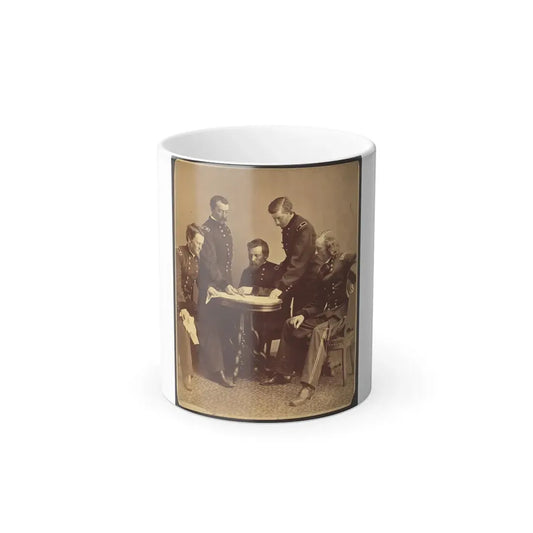 Sheridan and His Generals (U.S. Civil War) Color Changing Coffee Mug 11oz Default Title 11oz - Go Mug Yourself