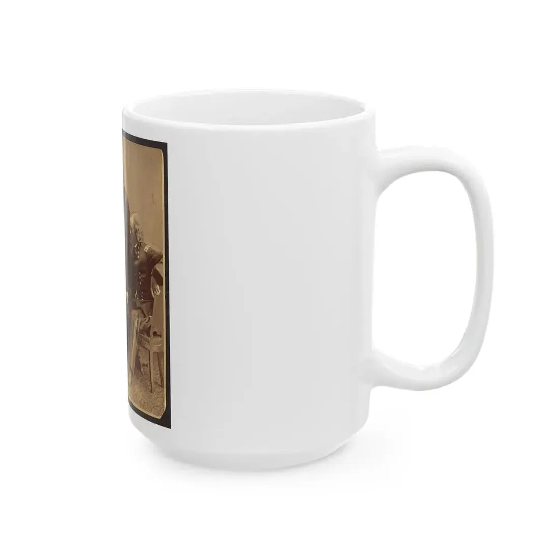 Sheridan And His Generals (U.S. Civil War) White Coffee Mug - Go Mug Yourself