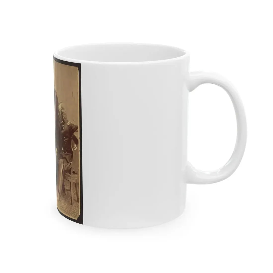 Sheridan And His Generals (U.S. Civil War) White Coffee Mug - Go Mug Yourself
