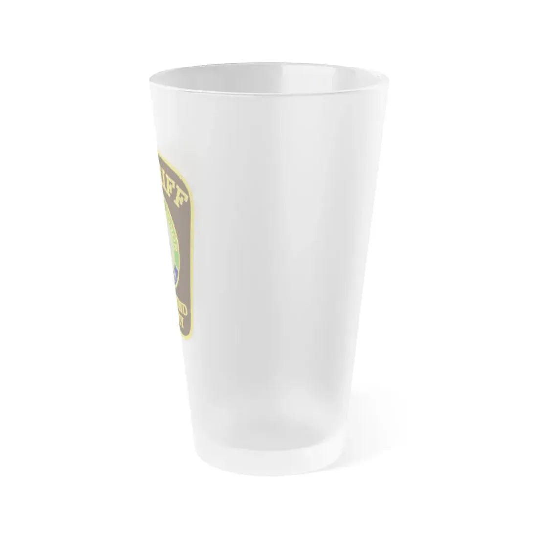 Sherrif Fort Bend County - Frosted Pint Glass 16oz - Go Mug Yourself
