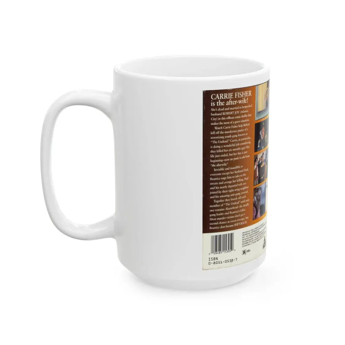 SHES BACK (VHS COVER) - White Coffee Mug - Go Mug Yourself